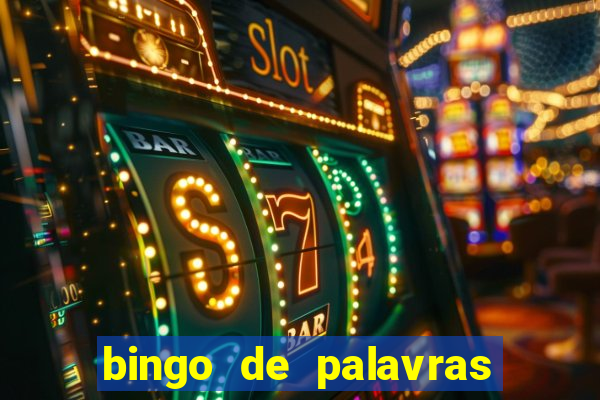 bingo de palavras cha de bebe